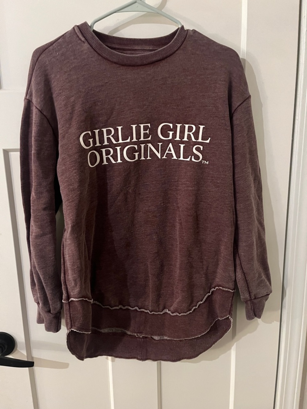 Girlie Girl Originals Relaxed Crewneck Sweatshirt - Mauve